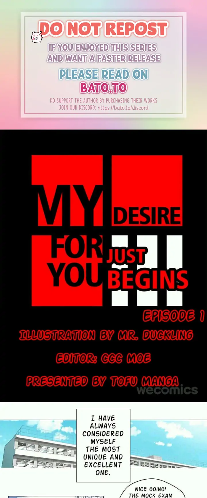 My Desire For You Just Begins-Chapter 1