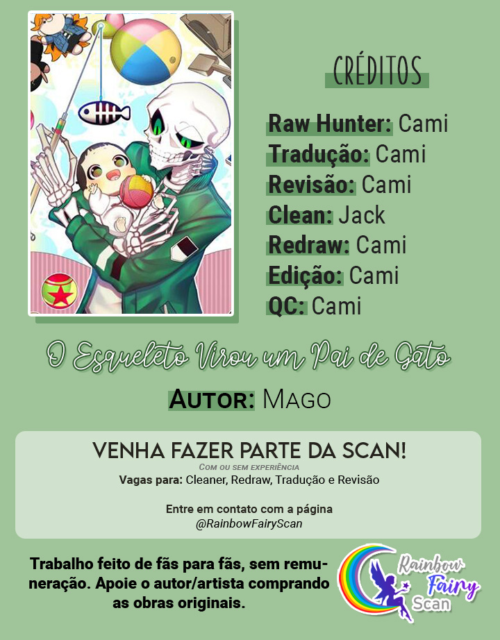 O esqueleto virou um pai de gato-Chapter 43